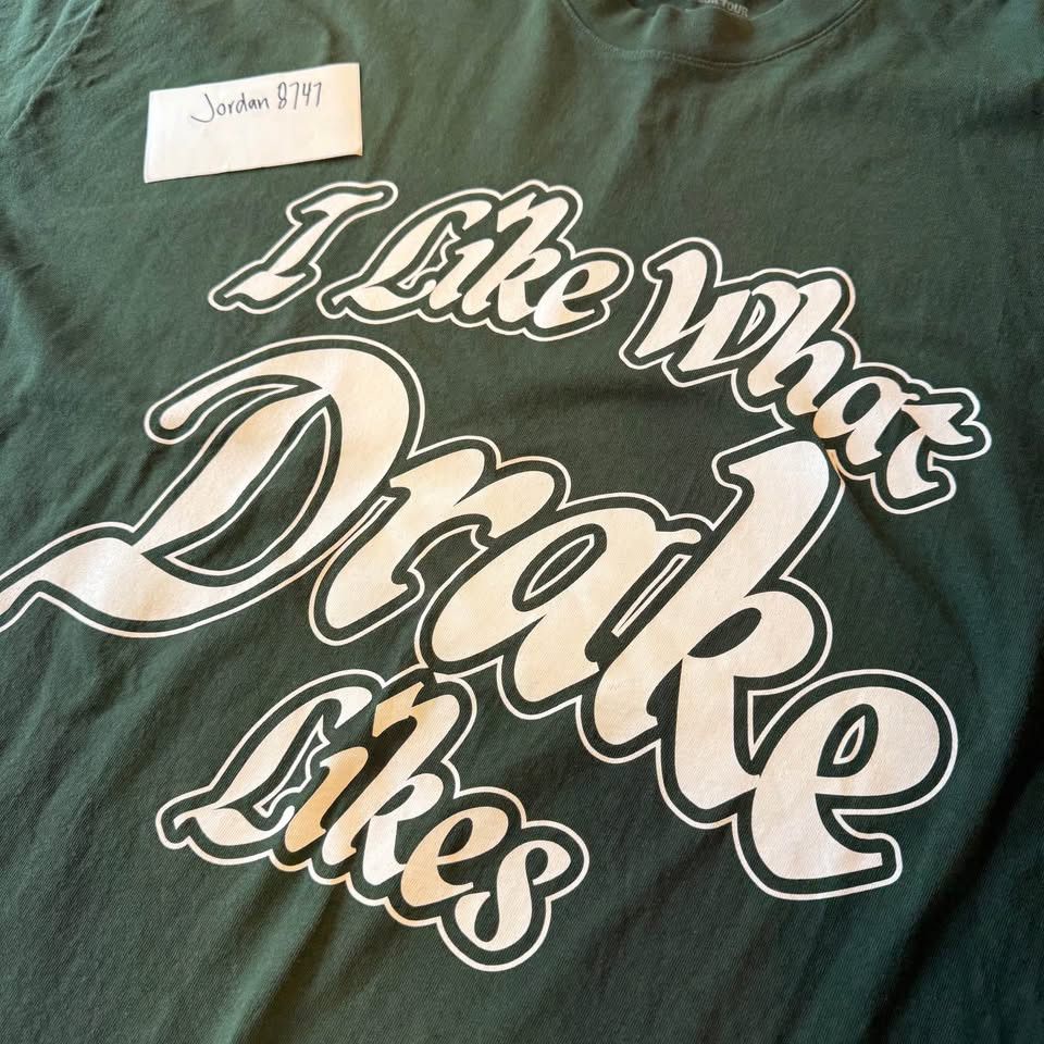 Drake × October's Very Own Drake It’s All A Blur “I Like What Drake Likes” Tee size XL Size US XL / EU 56 / 4 - 4 Thumbnail