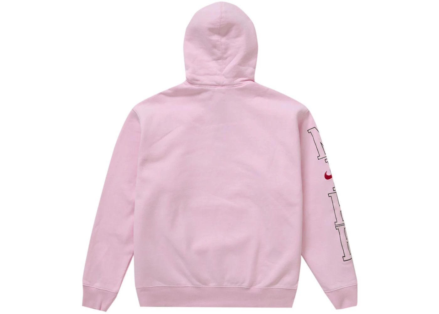 Nike × Supreme Supreme Nike Hooded Sweatshirt Light Pink Size US XL / EU 56 / 4 - 3 Thumbnail