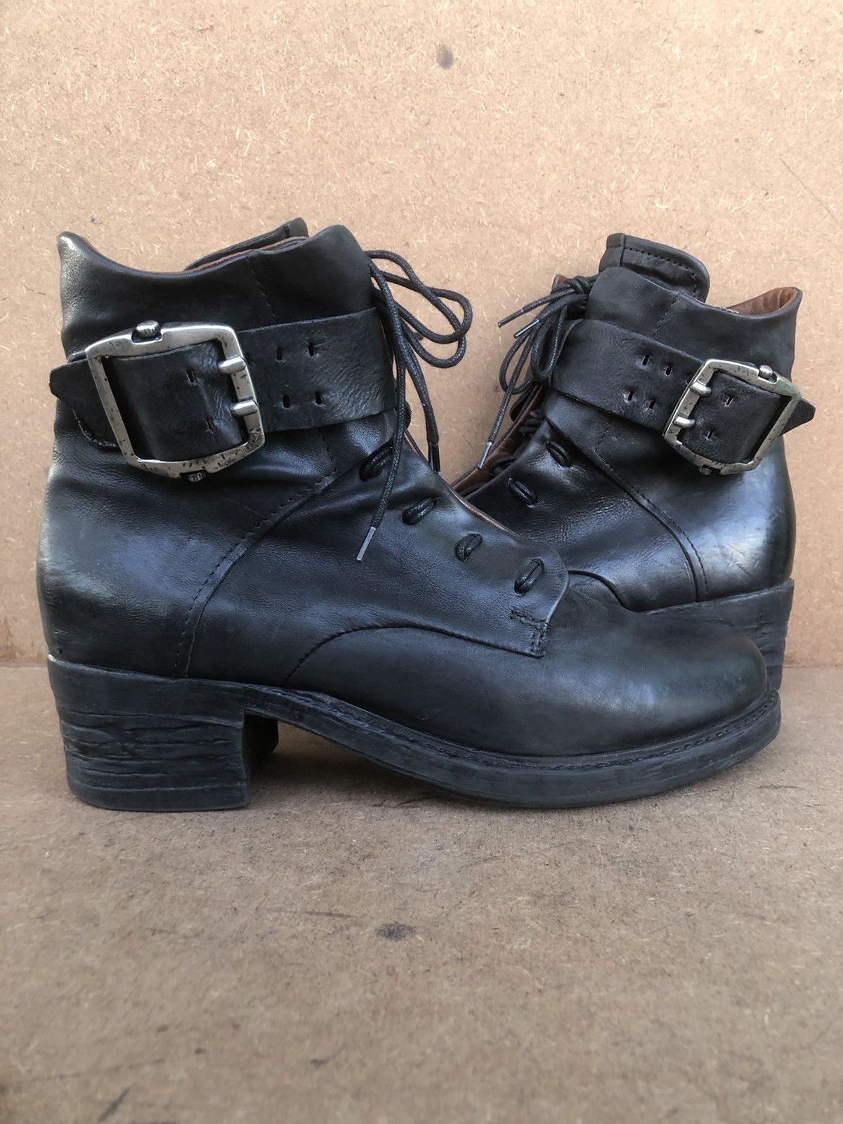 A.S.98 A.S 98 Black Calfskin Leather Women’s Boots Size 40 Size US 9 / IT 39 - 7 Thumbnail