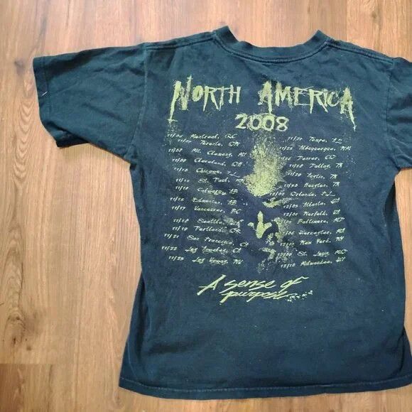 Other In Flames A Sense Of Purpose North America Tour 2008 T-Shirt Size US M / EU 48-50 / 2 - 6 Thumbnail