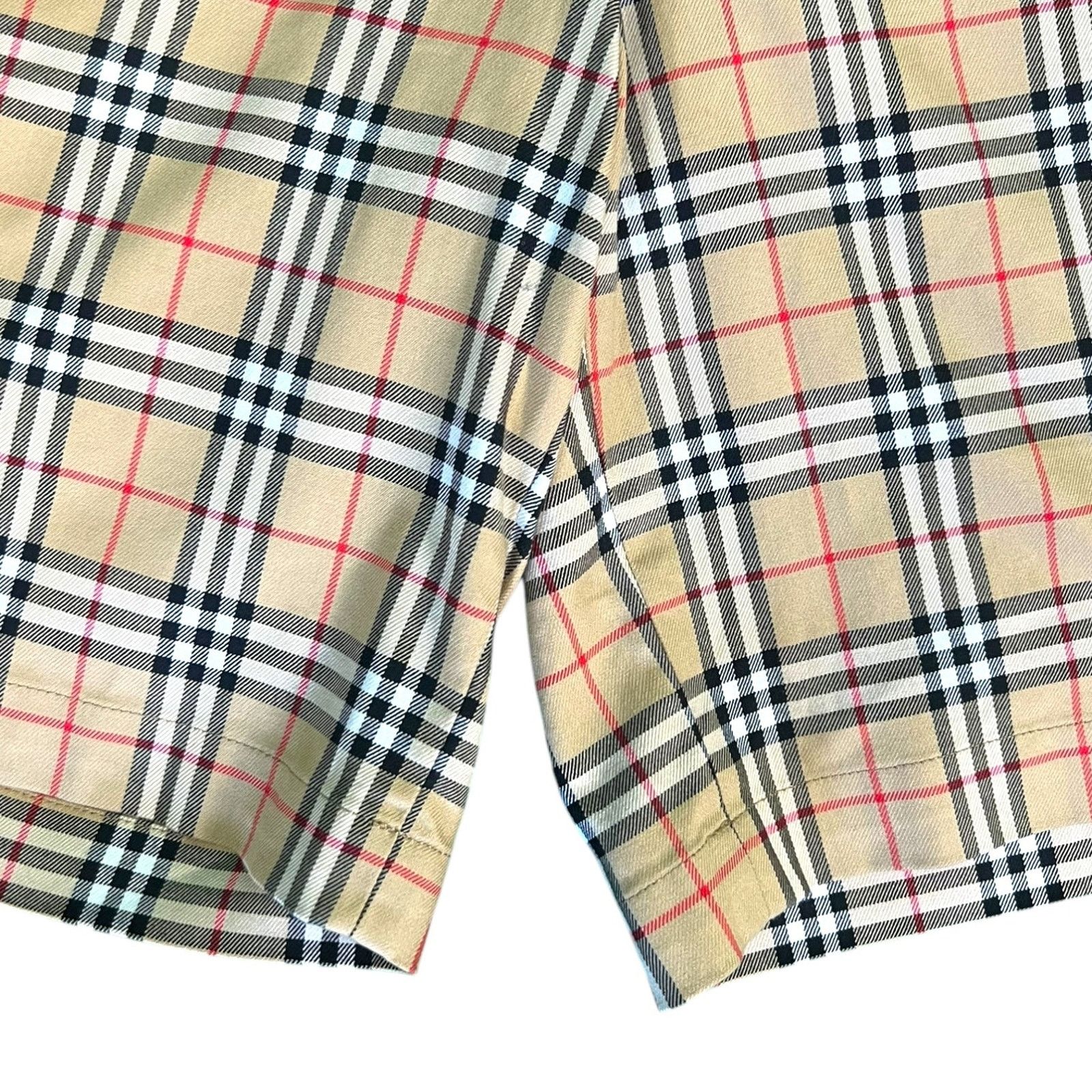 Burberry Vintage 90s Burberry Golf Nova Check Shorts Women - Size 8 Size 30" / US 8 / IT 44 - 4 Thumbnail