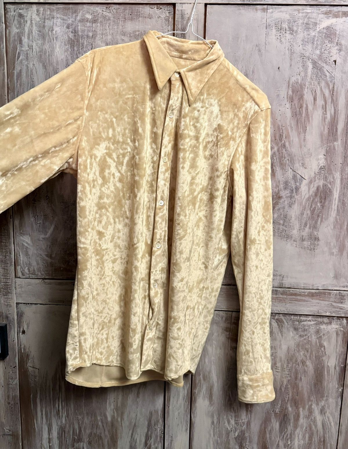 Dries Van Noten Dries Van Noten ss runway 2020 yellow velvet shirt 50 fitted Size US M / EU 48-50 / 2 - 6 Thumbnail