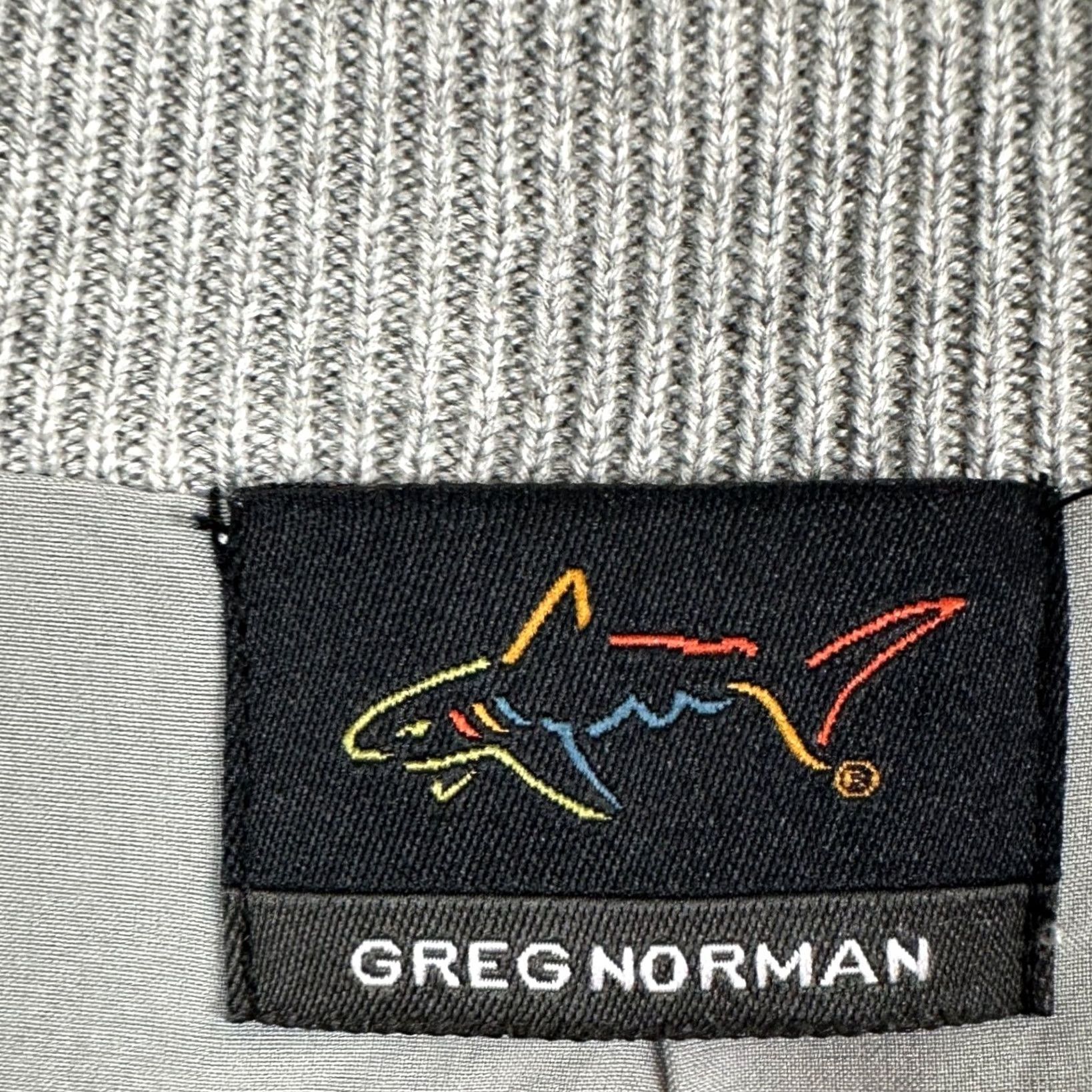 Vintage Greg Norman Sweater Vest Mens Large Gray Golf Sleeveless Quarter Zip Pullover Size US L / EU 52-54 / 3 - 3 Thumbnail