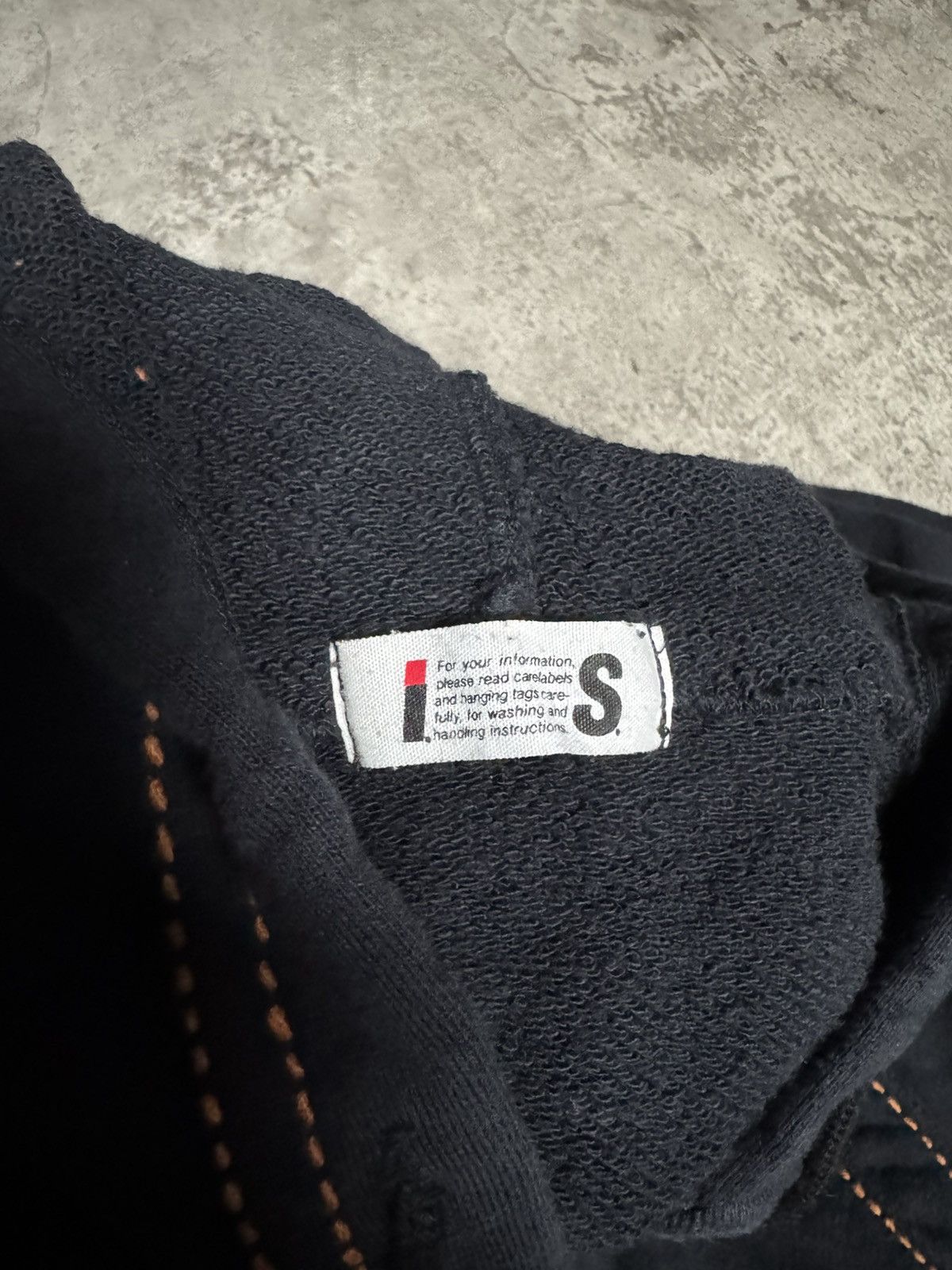 Issey Miyake VINTAGE 80’S ISSEY MIYAKE PATCHWORK LOGO ZIP HOODIE Size US M / EU 48-50 / 2 - 6 Thumbnail