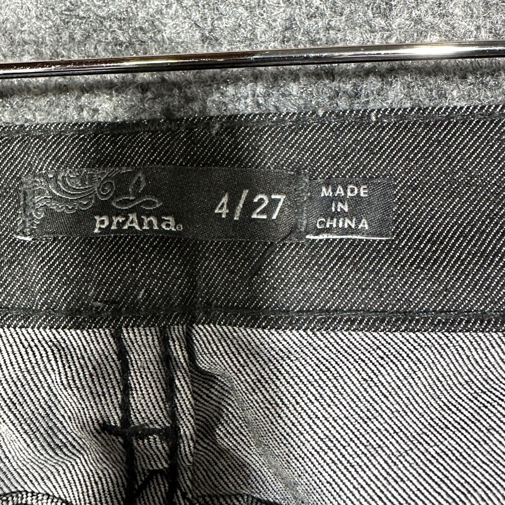 Prana Prana Jeans Womens 27 Ankle Black Organic Cotton Stretch Pockets Denim 5-Pocket Design Modern Classic Womens Jeans 27 Black Size 27" / US 4 / IT 40 - 5 Thumbnail