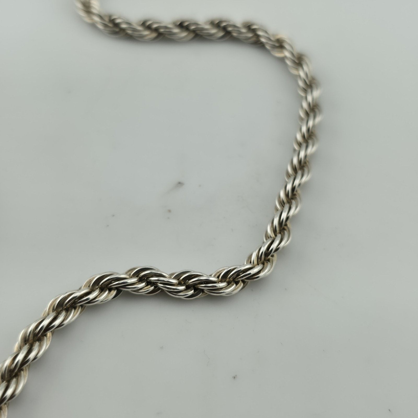 Other Sterling Silver 925 Rope Chain Necklace 24” 47g Heavy Twist Size ONE SIZE - 8 Thumbnail