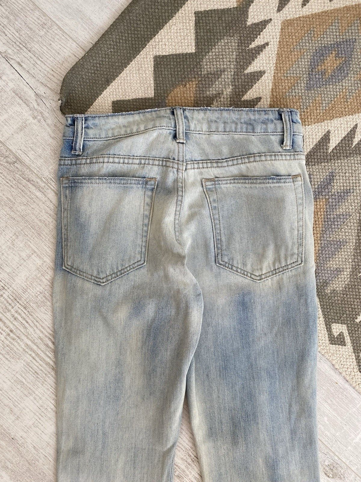 Helmut Lang Helmut Lang Womens Washed Denim Jeans Pants Size 26" / US 2 / IT 38 - 8 Thumbnail