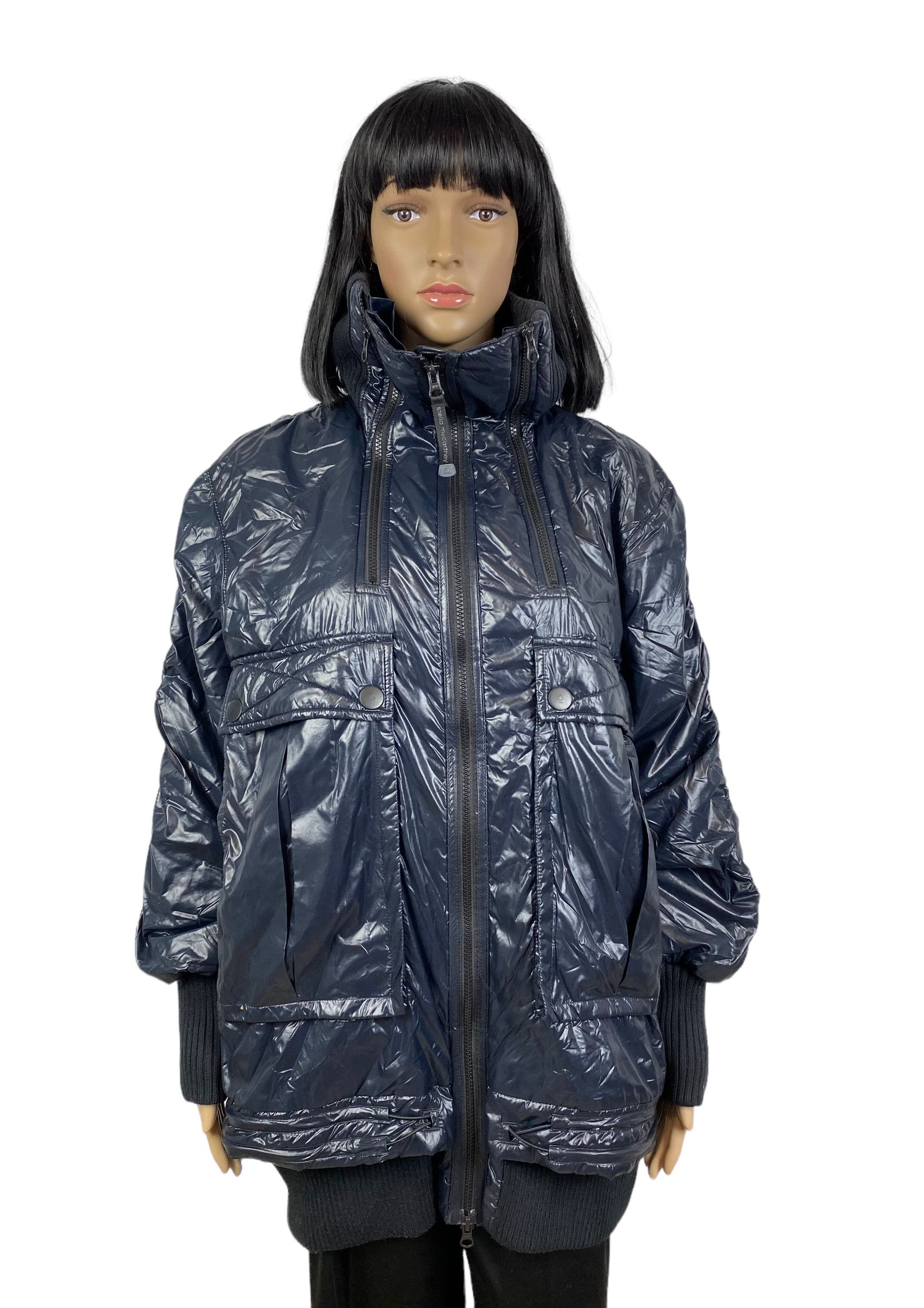 image of Stella Mccartney Adidas Warm Jacket Womens Size L in Blue