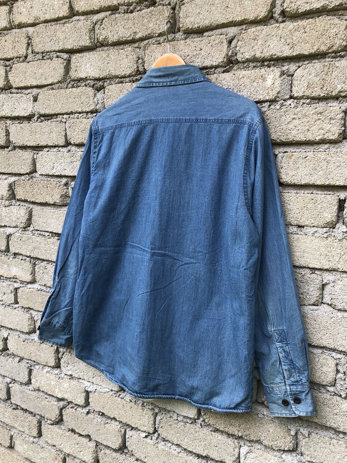 Obey Vintage Obey Thermal Buttons Jean Shirts Size US L / EU 52-54 / 3 - 15 Thumbnail