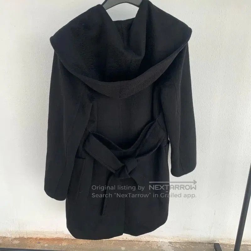 Max Mara MaxMara Black Cashmere Women's Coat . Size M / US 6-8 / IT 42-44 - 2 Thumbnail