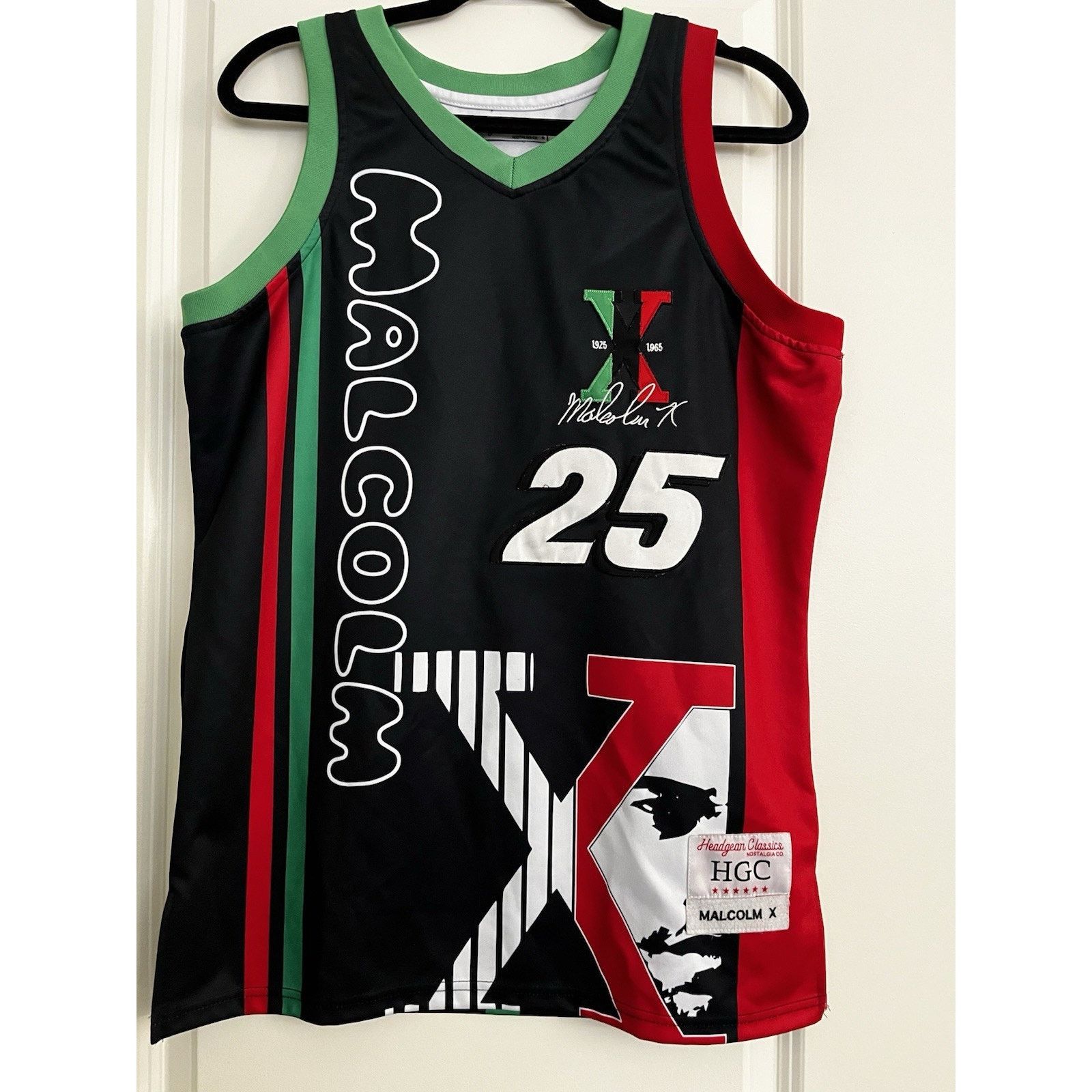 Other Malcolm X #25 Jersey Medium Headgear Classics HGC Streetwear Size US M / EU 48-50 / 2 - 11 Thumbnail