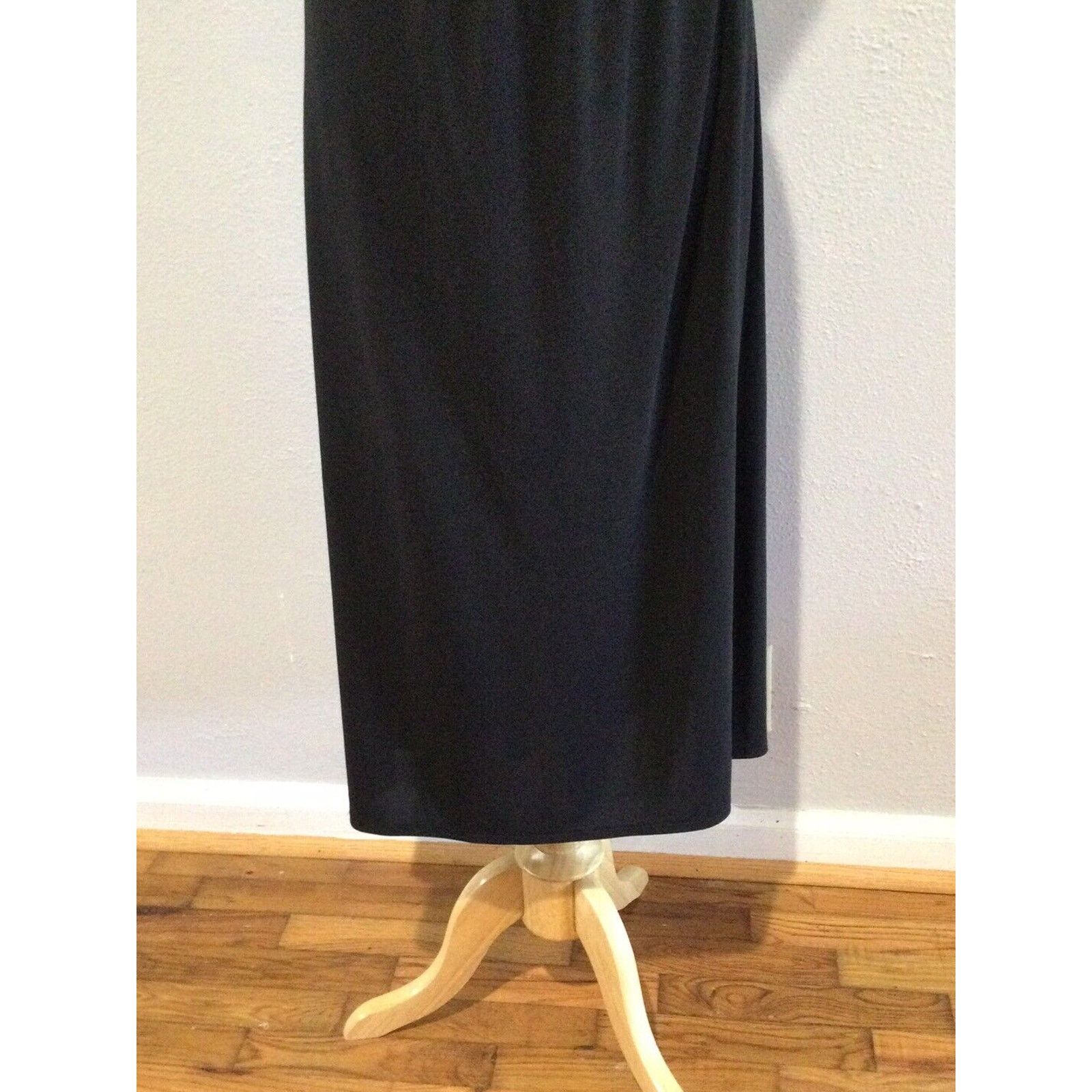 Other N Touch Elastic Waist Pleated A Line Black Skirt Sz 3X Size 38" / US 16 / IT 52 - 3 Thumbnail