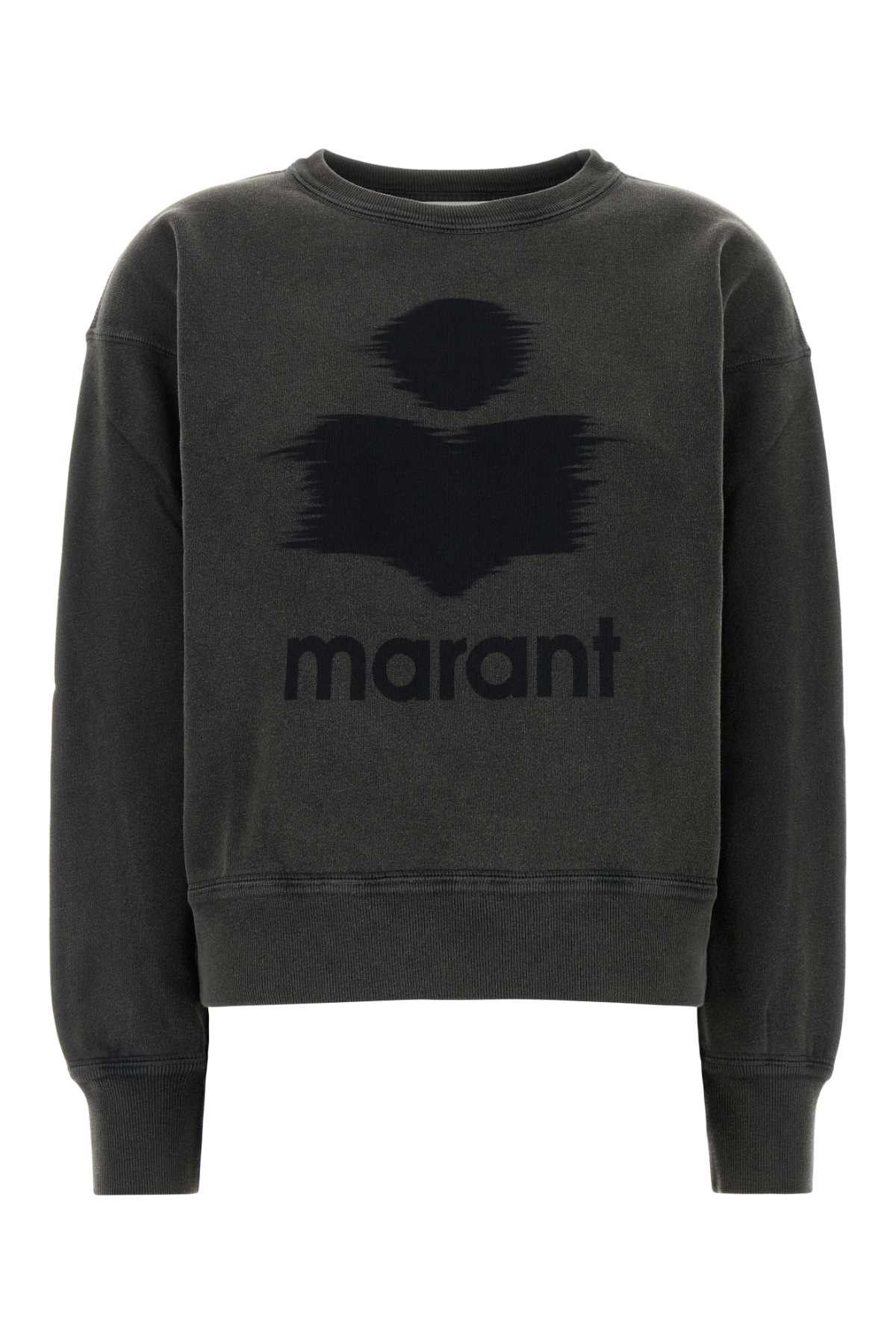 Isabel Marant Etoile Charcoal Cotton Blend Mobyli Sweatshirt Size M / US 6-8 / IT 42-44 - 1 Thumbnail