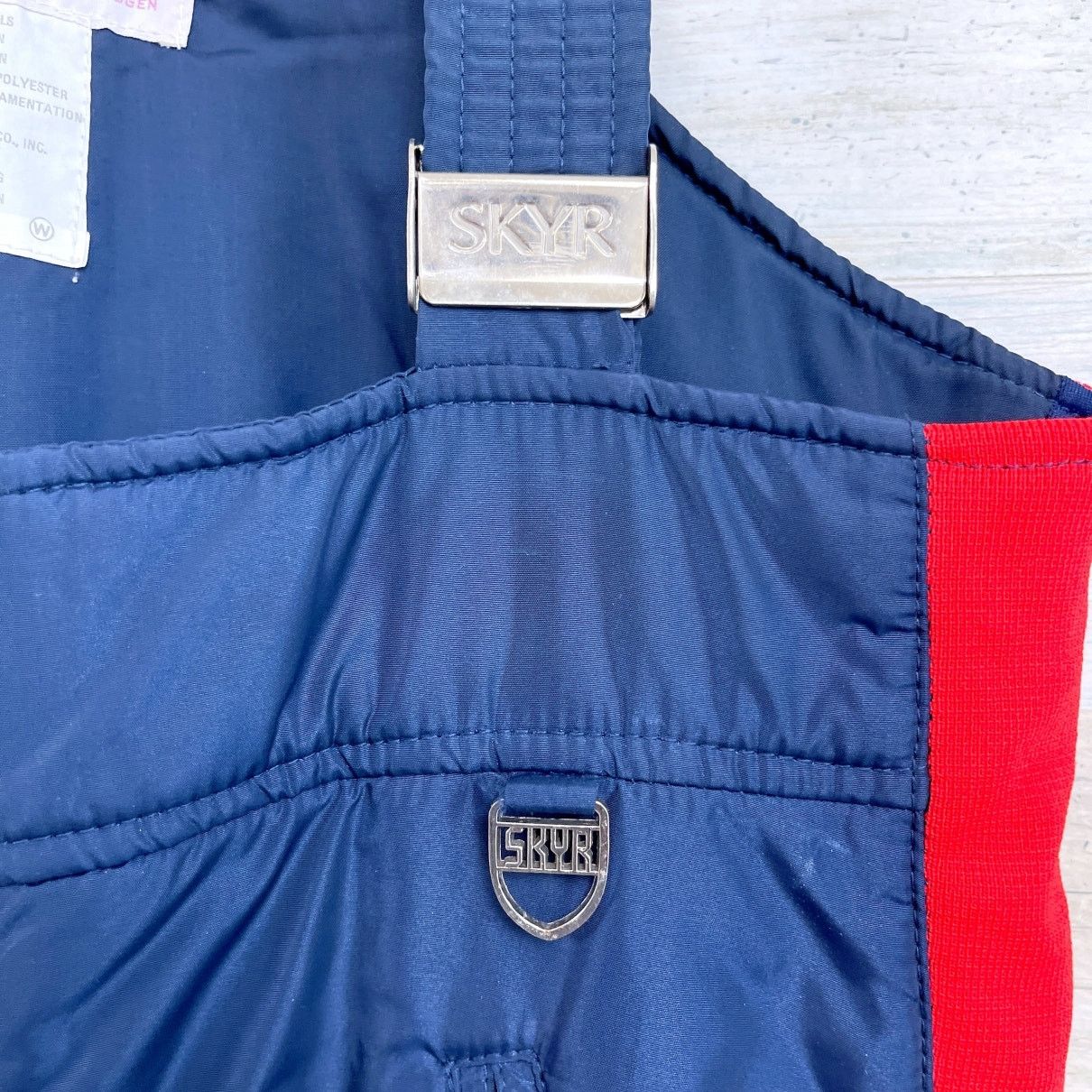 Other SKYR Vintage 70s 80s Ski Bib Jacket Set Blue Red Mens XL Size US XL / EU 56 / 4 - 11 Thumbnail