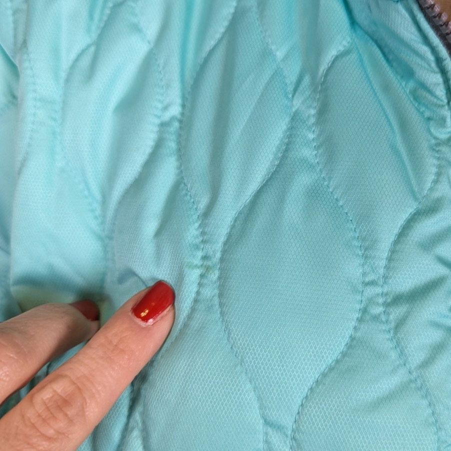 Other Gerry Puffer Jacket Blue Green Seafoam with Gray Trim XL Size XL / US 12-14 / IT 48-50 - 9 Thumbnail