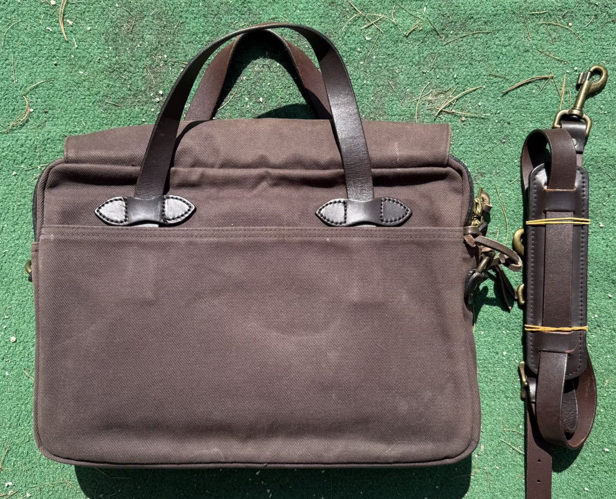 Filson Filson 256 Original Briefcase Brown USA Old Tag EXCELLENT Size ONE SIZE - 3 Thumbnail