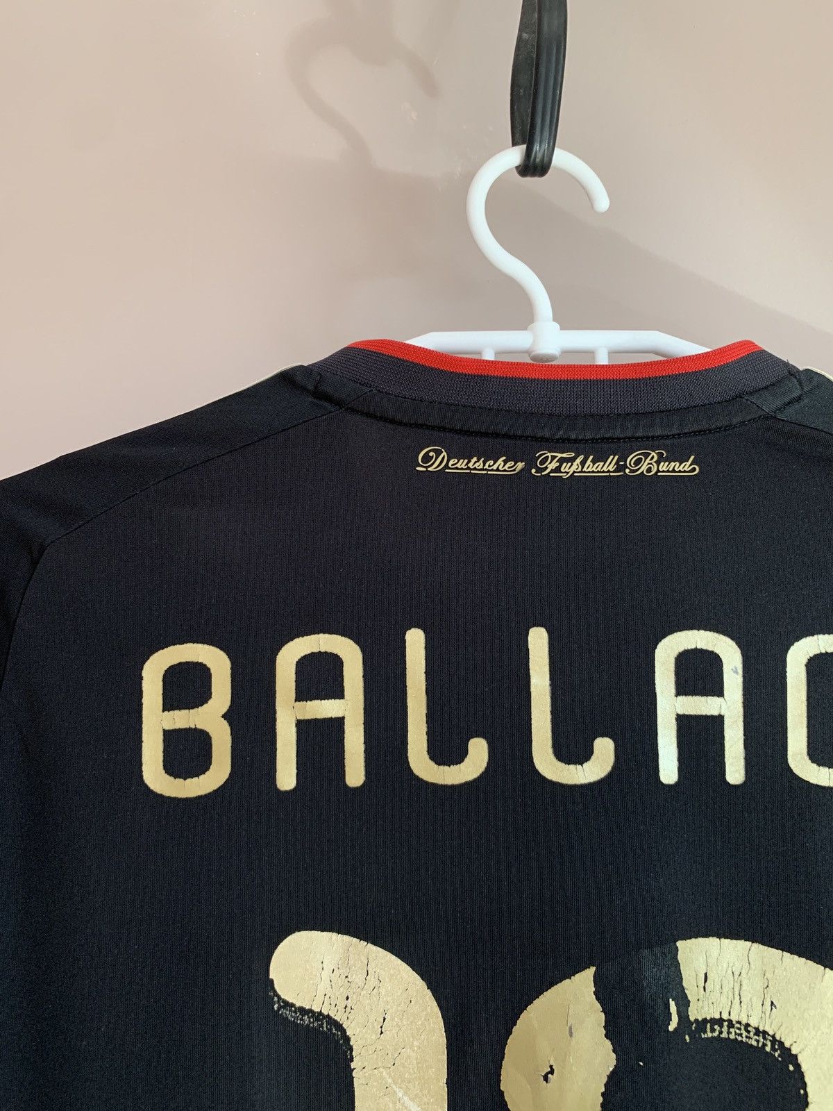 Adidas Germany 2010 Football Shirt Adidas Vintage Soccer BALLACK Size US M / EU 48-50 / 2 - 8 Thumbnail