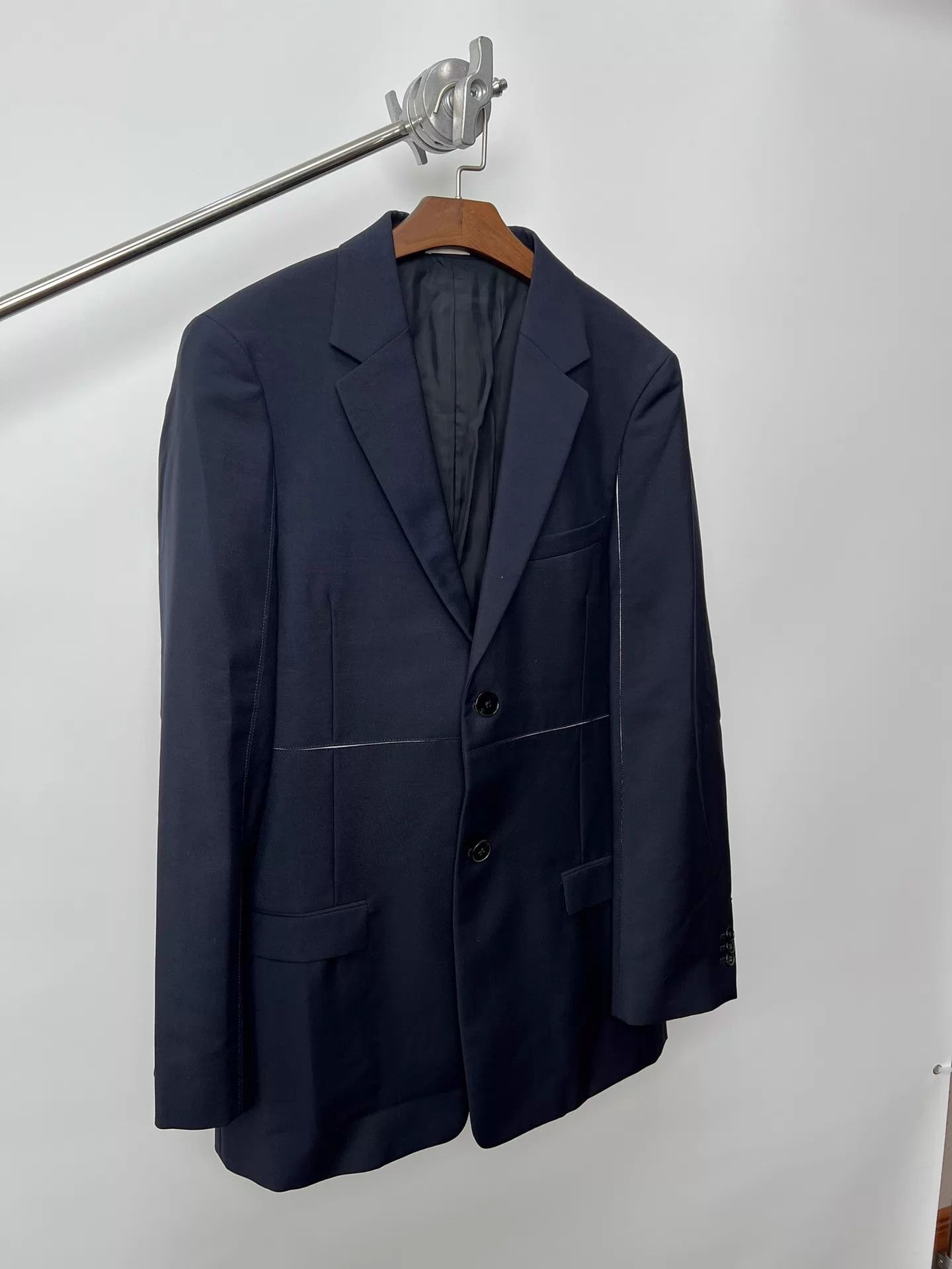 Jil Sander JILSANDER Runway Special Stitch Wool Blend Suit Size 48 Size 48R - 2 Thumbnail