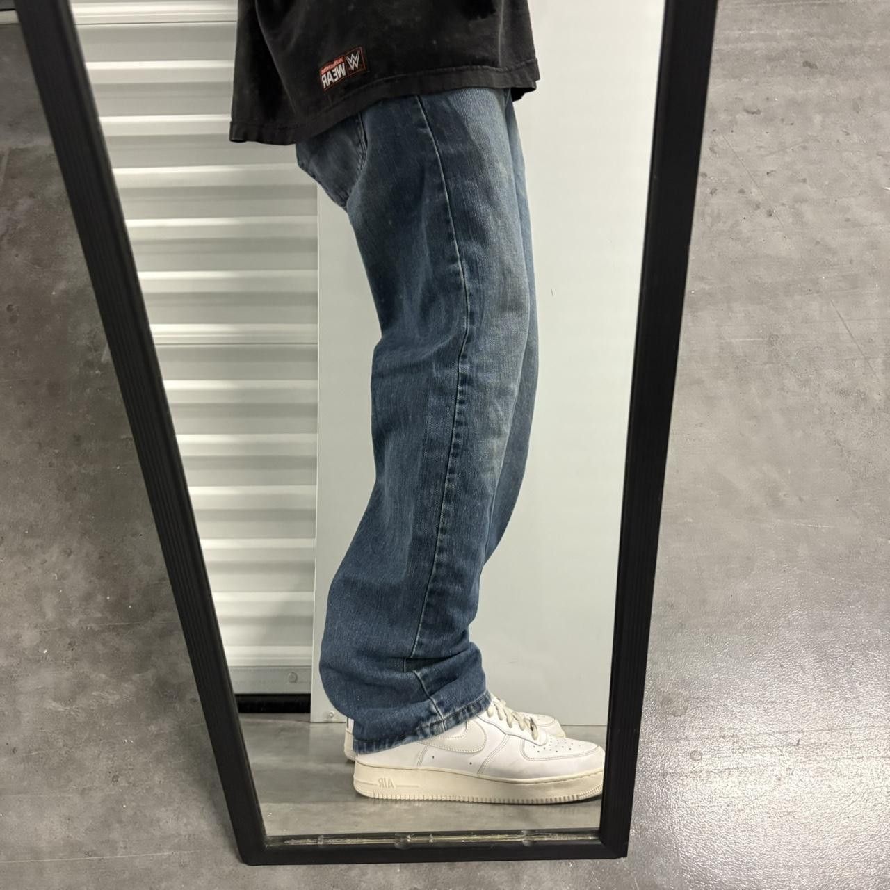 Levi's Crazy Vintage Y2K/2000s Baggy Levis Skater Style Dark Wash Denim Jeans! Size US 34 / EU 50 - 2 Thumbnail