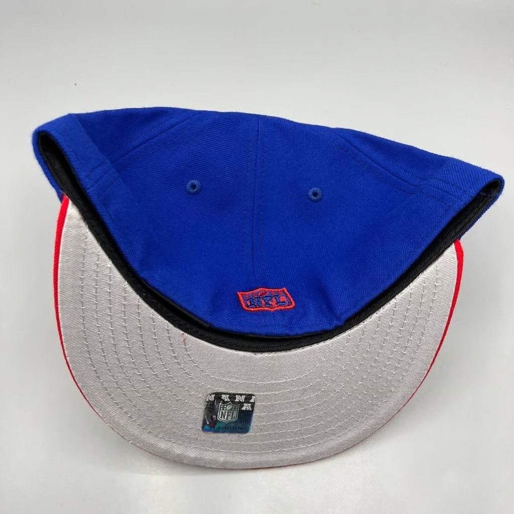 New Era Buffalo Bills Hat Men 7 1/2 59Fifty New Era NFL Fitted Cap Size ONE SIZE - 6 Thumbnail