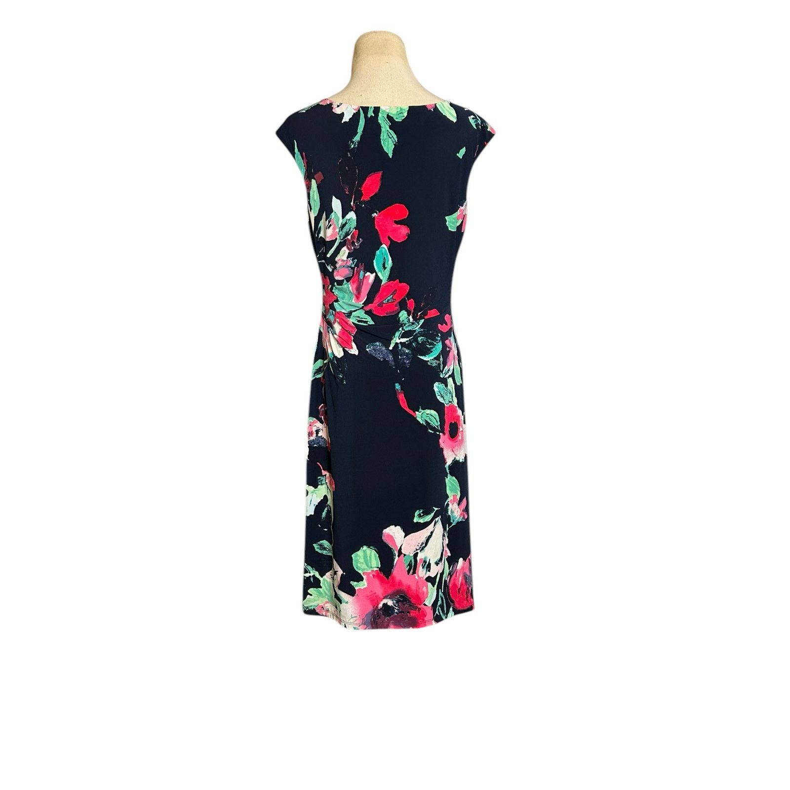 Ralph Lauren Ralph Lauren blue floral cap sleeves sheath dress size 6 Size M / US 6-8 / IT 42-44 - 12 Thumbnail