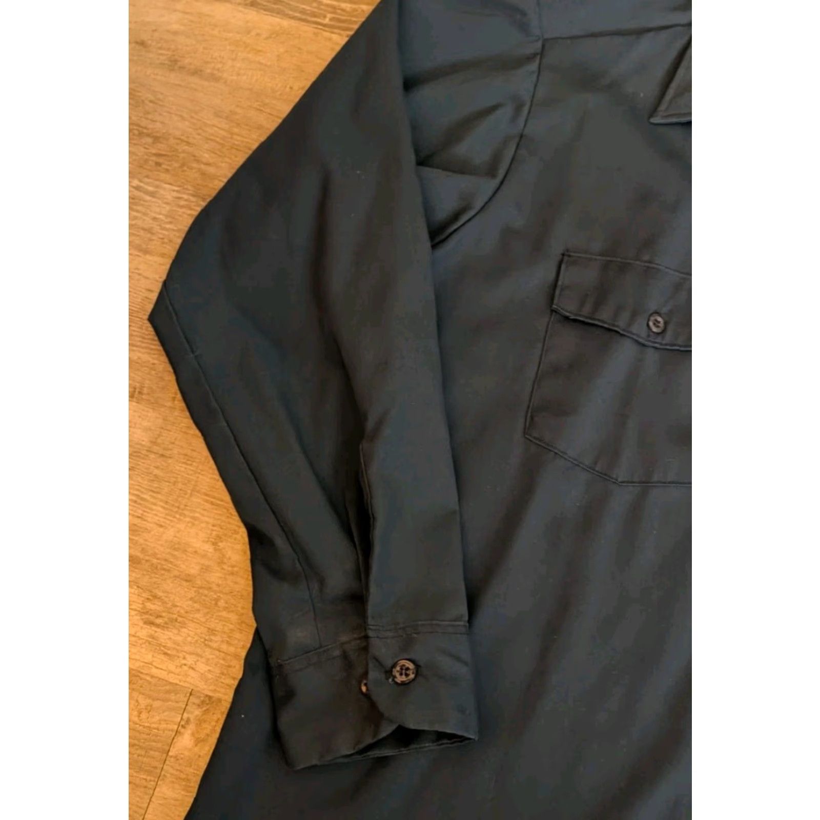 Dickies VINTAGE Dickies Shirt Mens Large Blue Button-Up 90s Long Sleeve Workwear Pocketed Casual USA National Brand Size US L / EU 52-54 / 3 - 4 Thumbnail