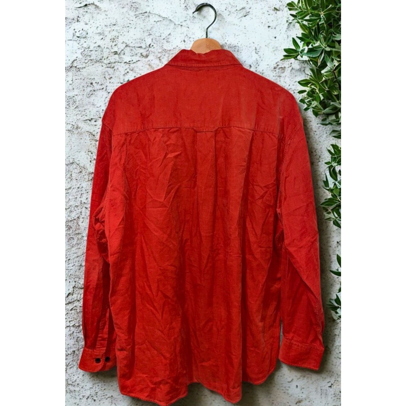 Pendleton Pendleton Wayne Shirt Sz XL Orange Corduroy Button Up Casual Size US XL / EU 56 / 4 - 3 Thumbnail