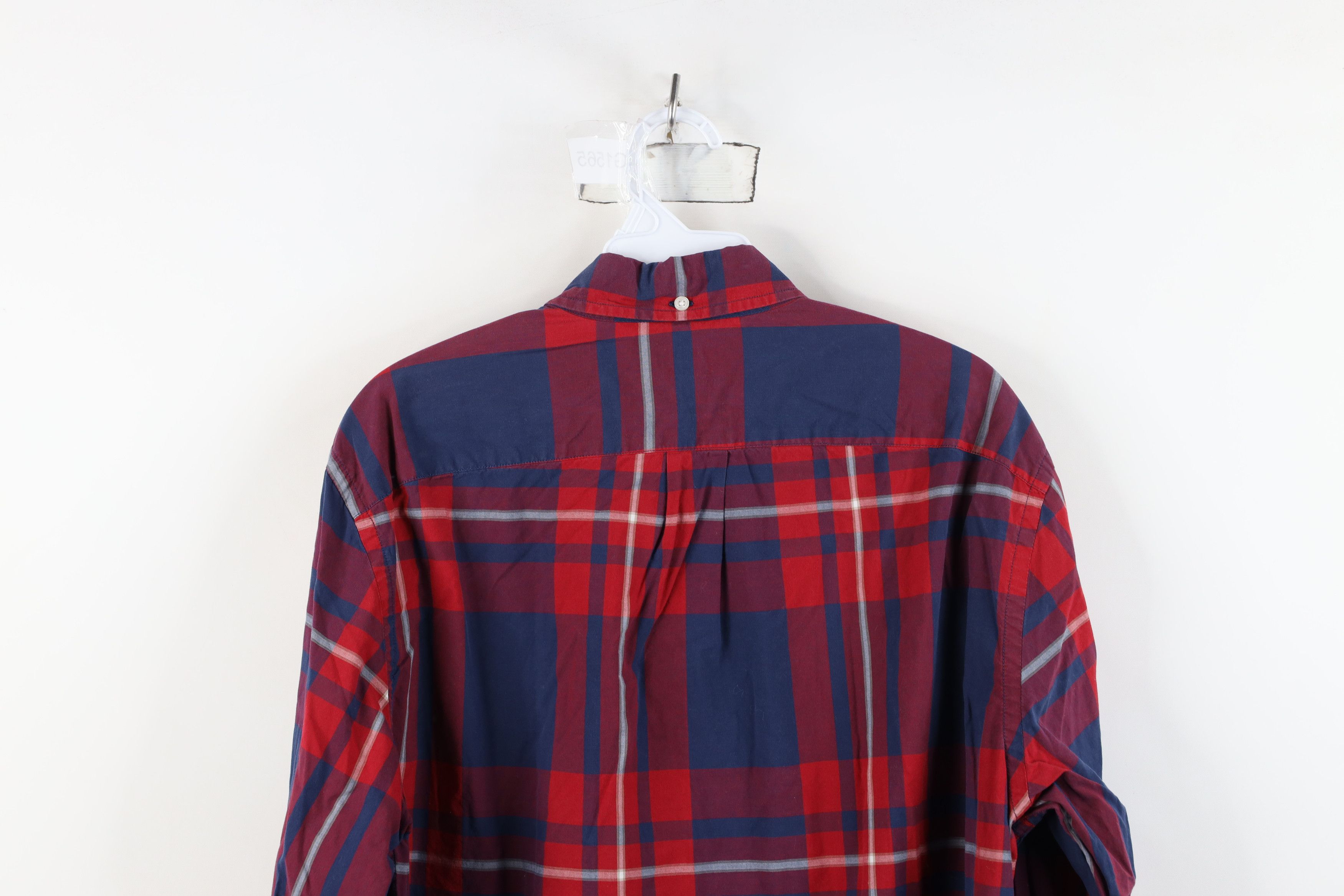 J.Crew J Crew Tartan Plaid Collared Button Down Shirt Red Cotton Size US M / EU 48-50 / 2 - 12 Thumbnail