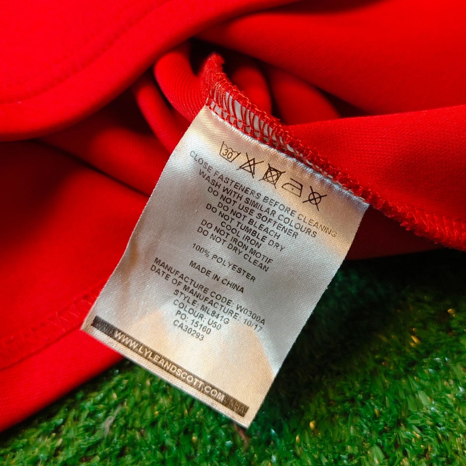 Lyle & Scott Lyle & Scott Sweater Mens XXL red 1/4 zip pullover Size US XL / EU 56 / 4 - 10 Thumbnail