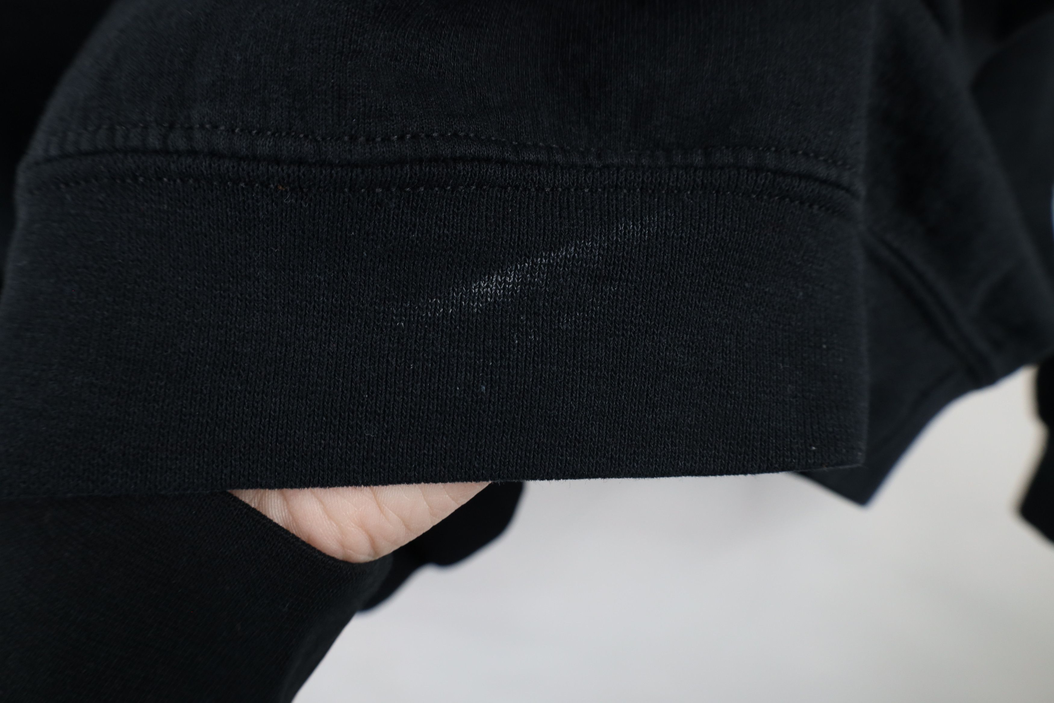 Vintage Vintage 90s Y2K Streetwear Blank Crewneck Sweatshirt Black Size US L / EU 52-54 / 3 - 6 Thumbnail