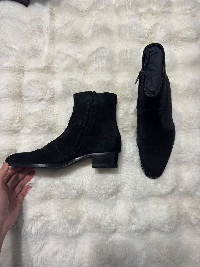 Saint Laurent Paris Saint Laurent Wyatt Suede Men's Boots 2504-Nextarrow Size US 7 / EU 40 - 3 Thumbnail