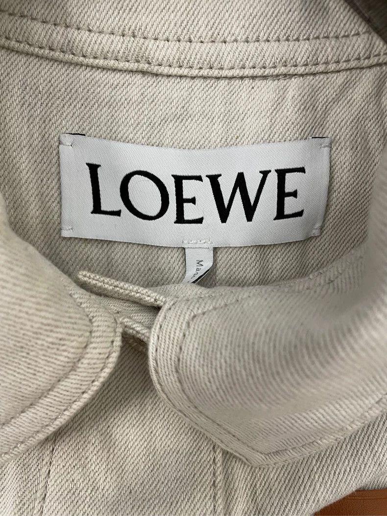 Loewe LOEWE Miumiu leather pocket logo shirt coat Size XXS / US 00 / IT 34 - 4 Thumbnail