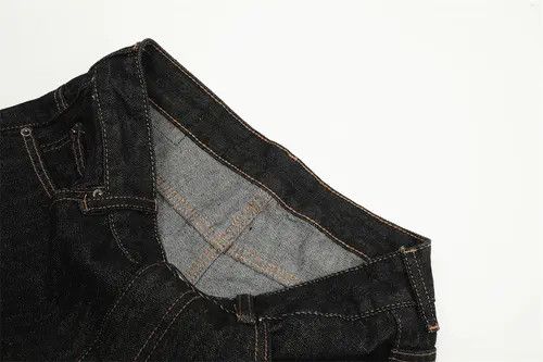 Japanese Brand VIBE Men's simple and versatile casual straight-leg jeans Size US 34 / EU 50 - 4 Thumbnail