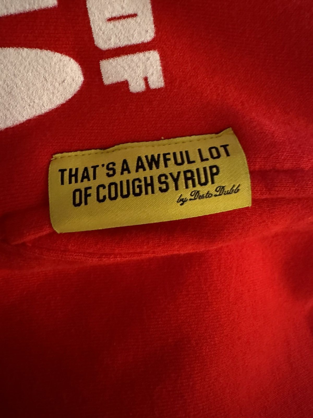 Awful Lot of Cough Syrup ****RARE AWFUL LOTTA COUGH SYRUP MLK RED SWEATPANTS Size US 36 / EU 52 - 5 Thumbnail