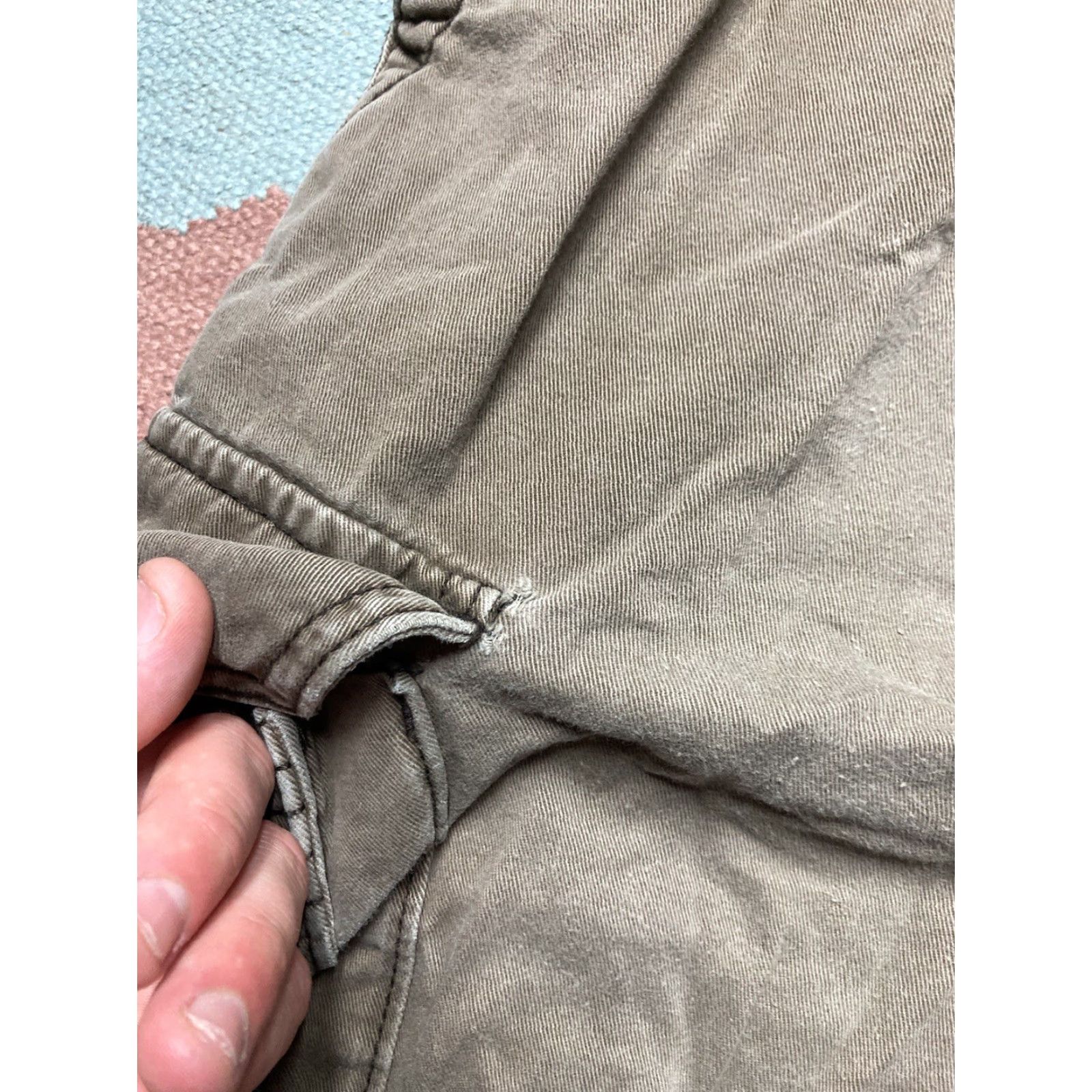 Vintage VINTAGE Aeropostale Cargo Shorts Baggy Skater Utility Tech Wide Leg 38 Brown Mens Cargo Shorts 38 Size US 38 / EU 54 - 6 Thumbnail