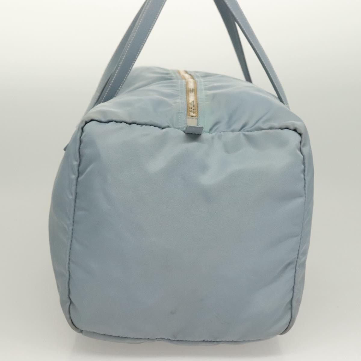 Prada PRADA Boston Bag Nylon Light Blue Silver Size ONE SIZE - 4 Thumbnail