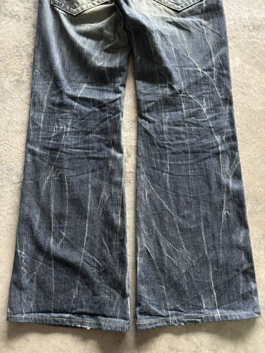 Japanese Brand sick flare rusty et boite japanese denim punk grunge Size US 31 - 16 Thumbnail