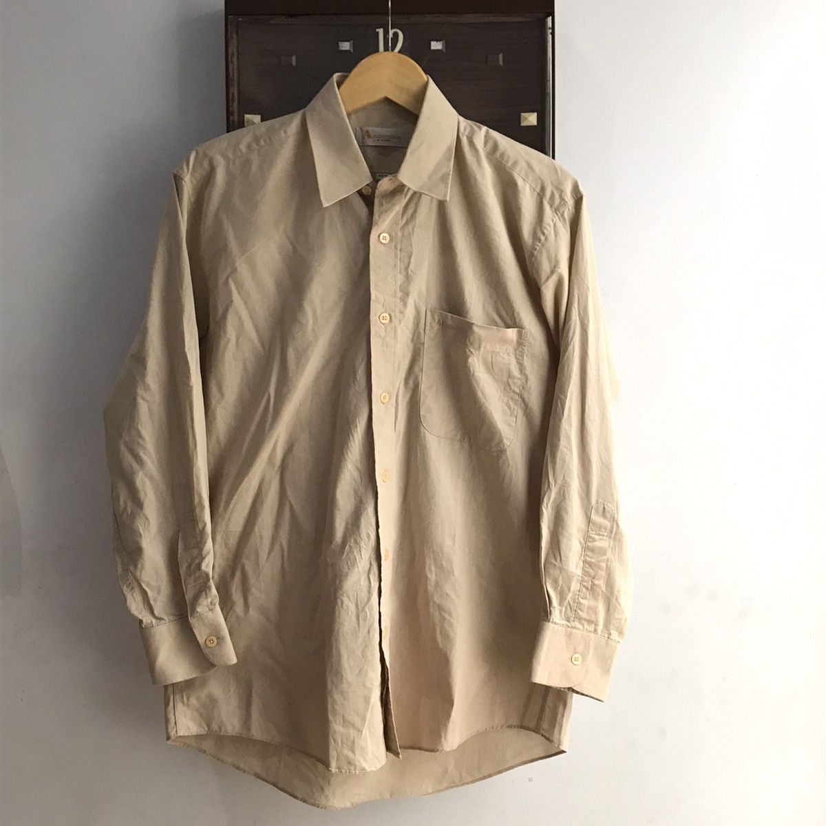 Aquascutum × Designer Vintage Aquascutum Of London Solid ButtoShirt Made In Japan Size US L / EU 52-54 / 3 - 13 Thumbnail