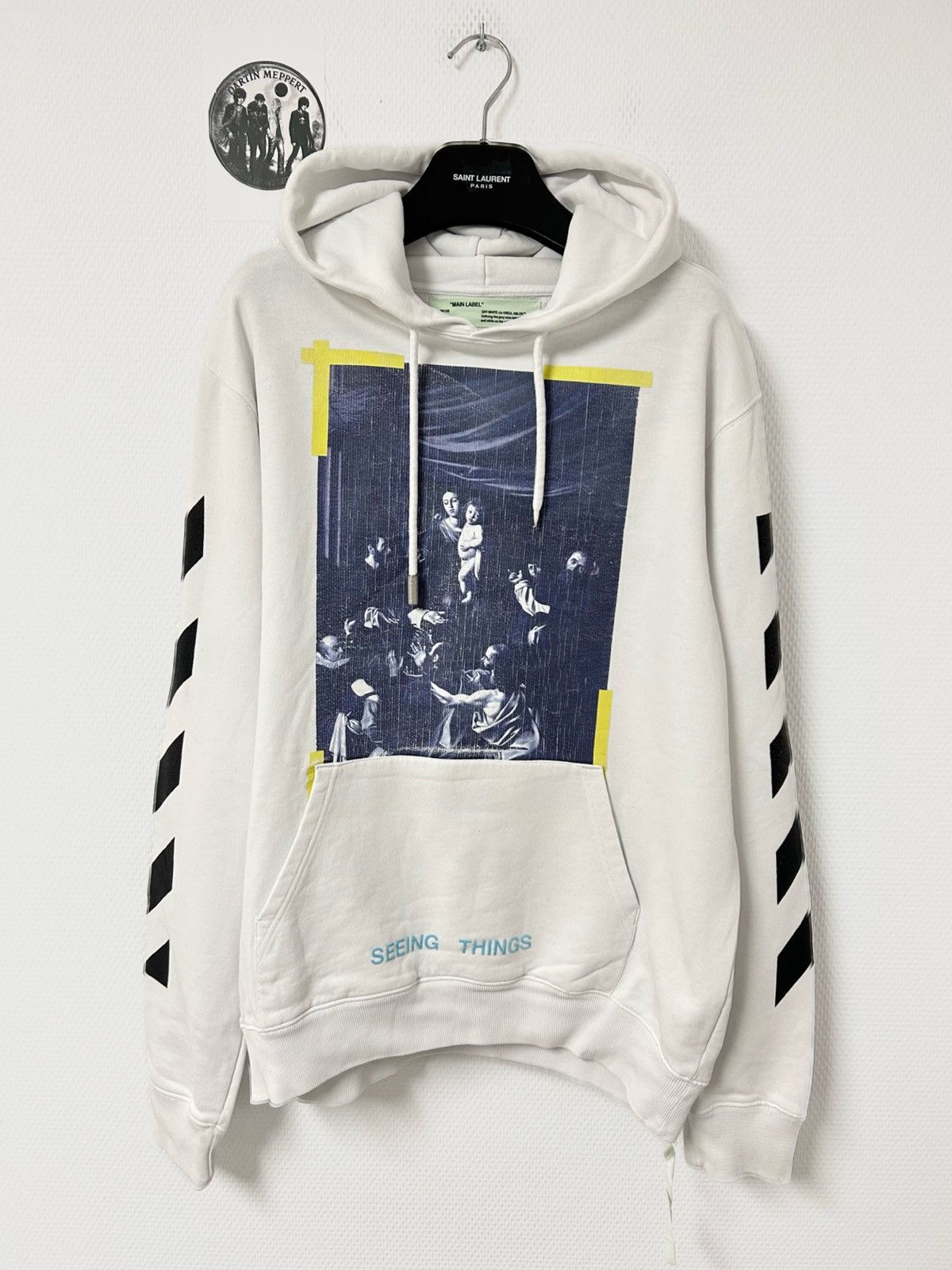 Off-White SS2017 “Seeing Things” Caravaggio Hoodie Size US S / EU 44-46 / 1 - 1 Thumbnail