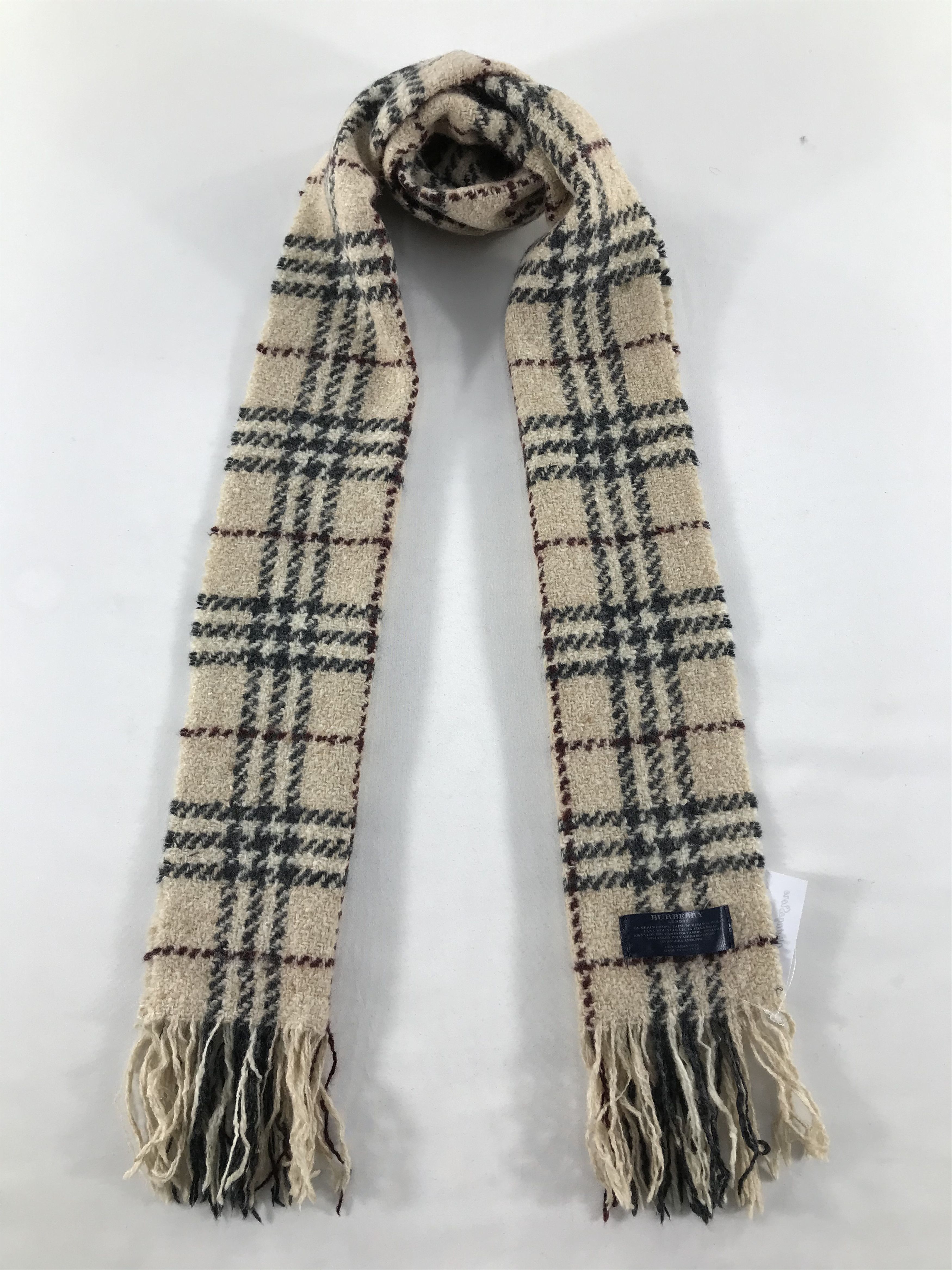 Burberry Vintage Burberry Scarf/Muffler/Neckwear MF1502 Size ONE SIZE - 1 Thumbnail