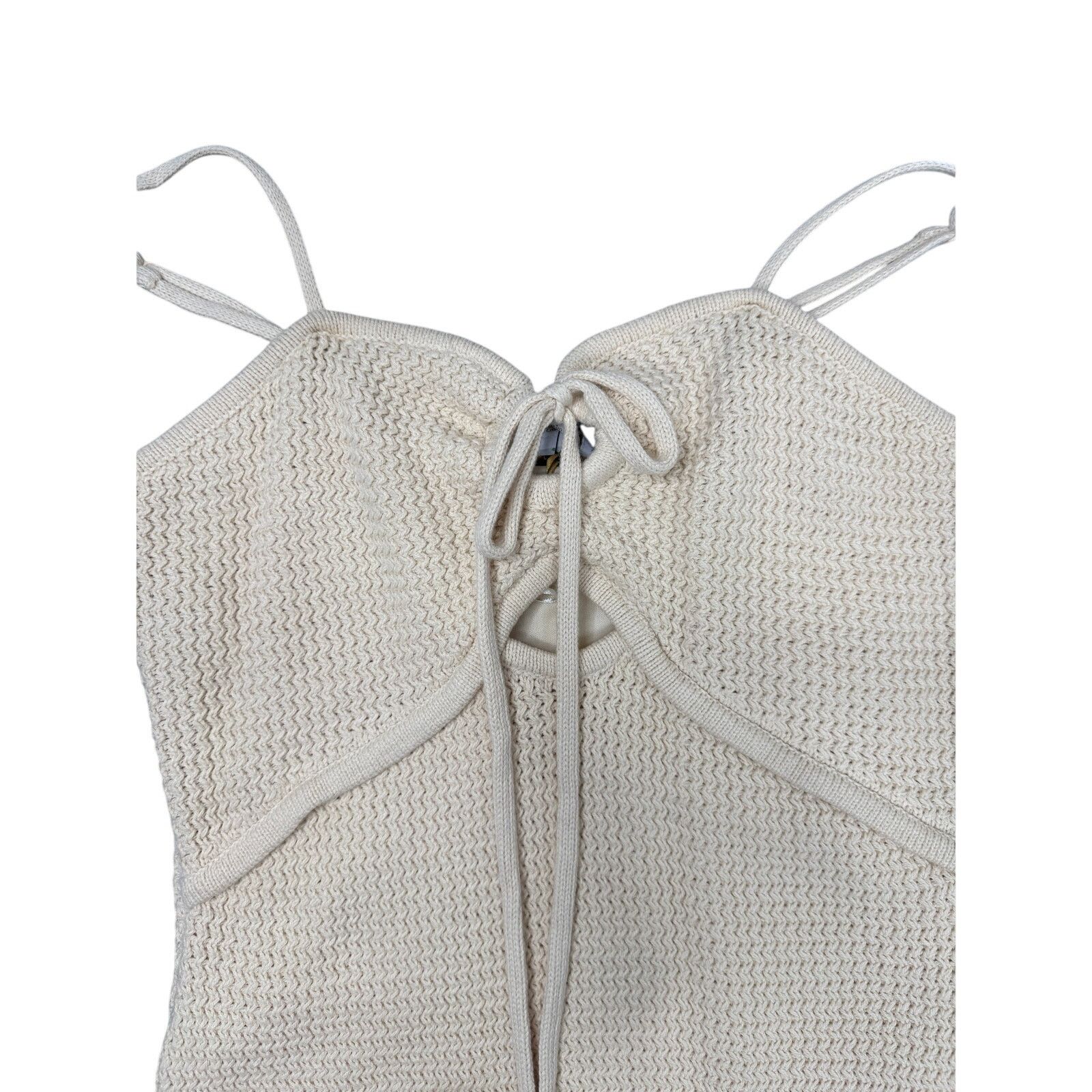 House of Harlow NEW House of Harlow 1960 Cream Crochet Dress Size Large Size L / US 10 / IT 46 - 3 Thumbnail
