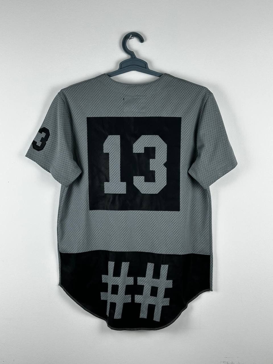 Been Trill × Virgil Abloh Been Trill 13 Grey Baseball Jersey Size S Size US S / EU 44-46 / 1 - 10 Thumbnail