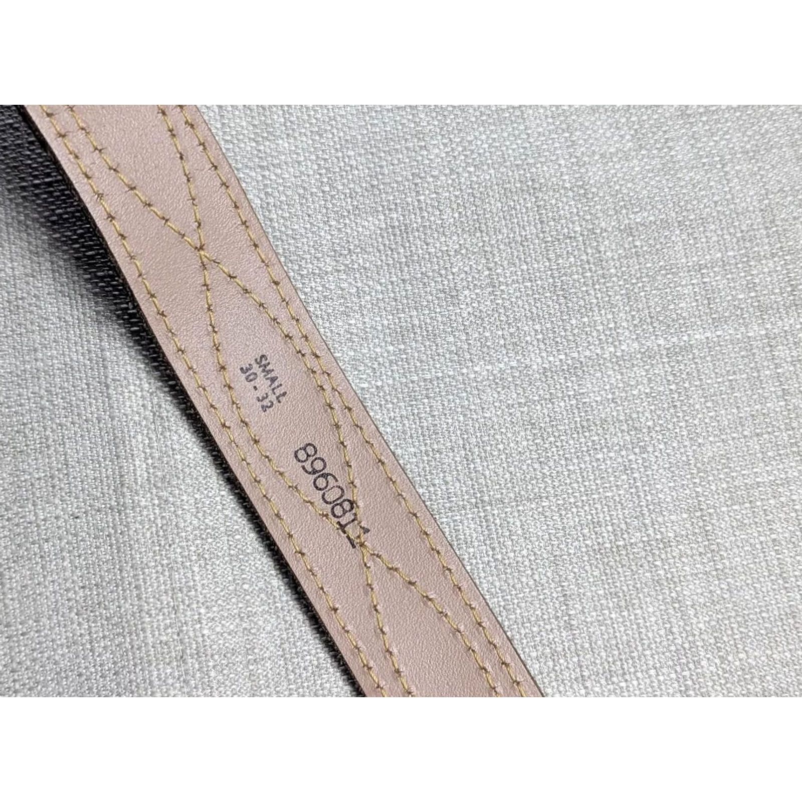 Vintage VINTAGE WESTER belt buckle SPLIT-SUEDE cowhide leather 30 brown STITCHED belt Mens Size 30 Brown Western style with buckle snaps 1930s 40s Size 30 - 5 Thumbnail
