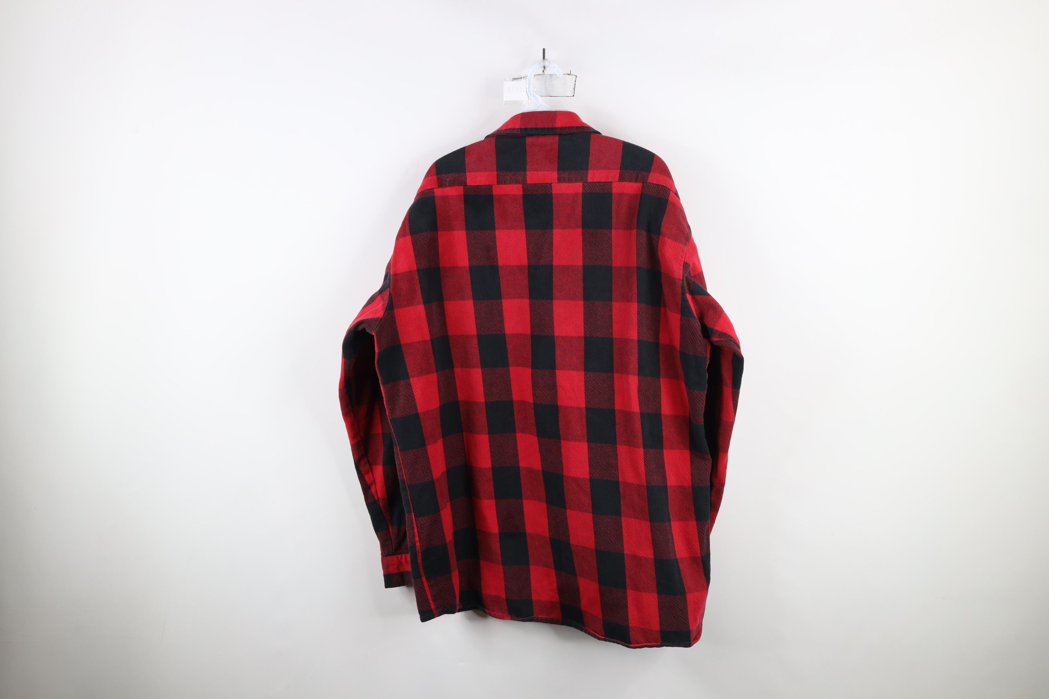 Vintage Vintage 90s Big Bill Heavyweight Button Shirt Plaid USA Size US XXL / EU 58 / 5 - 10 Thumbnail