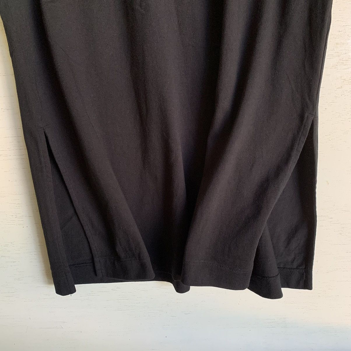 Japanese Brand × Uniqlo × Vintage Uniqlo Relaxed Slit Long Half Sleeve T- Shirt Women Blank Size M / US 6-8 / IT 42-44 - 11 Thumbnail