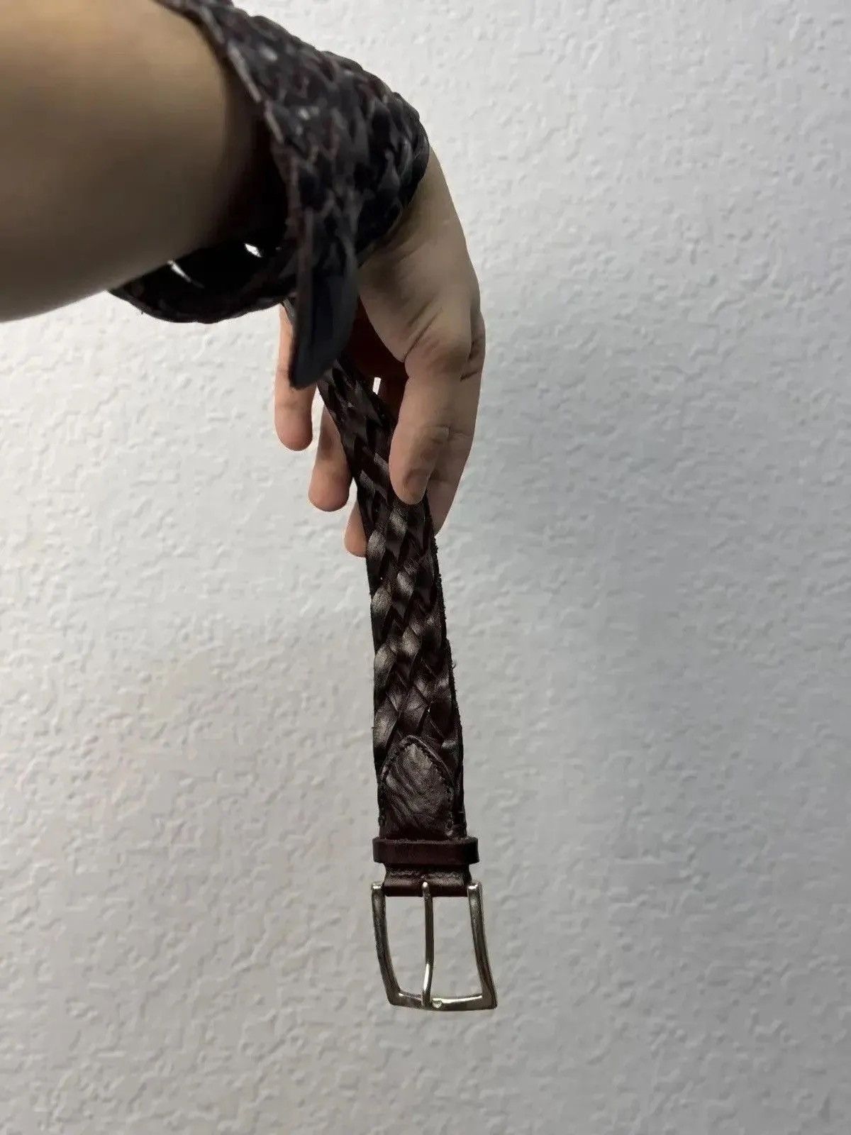 Designer × Vintage VINTAGE PYTHON GOTHIC LEATHER BELT RICK OWENS STYLE Size ONE SIZE - 7 Thumbnail