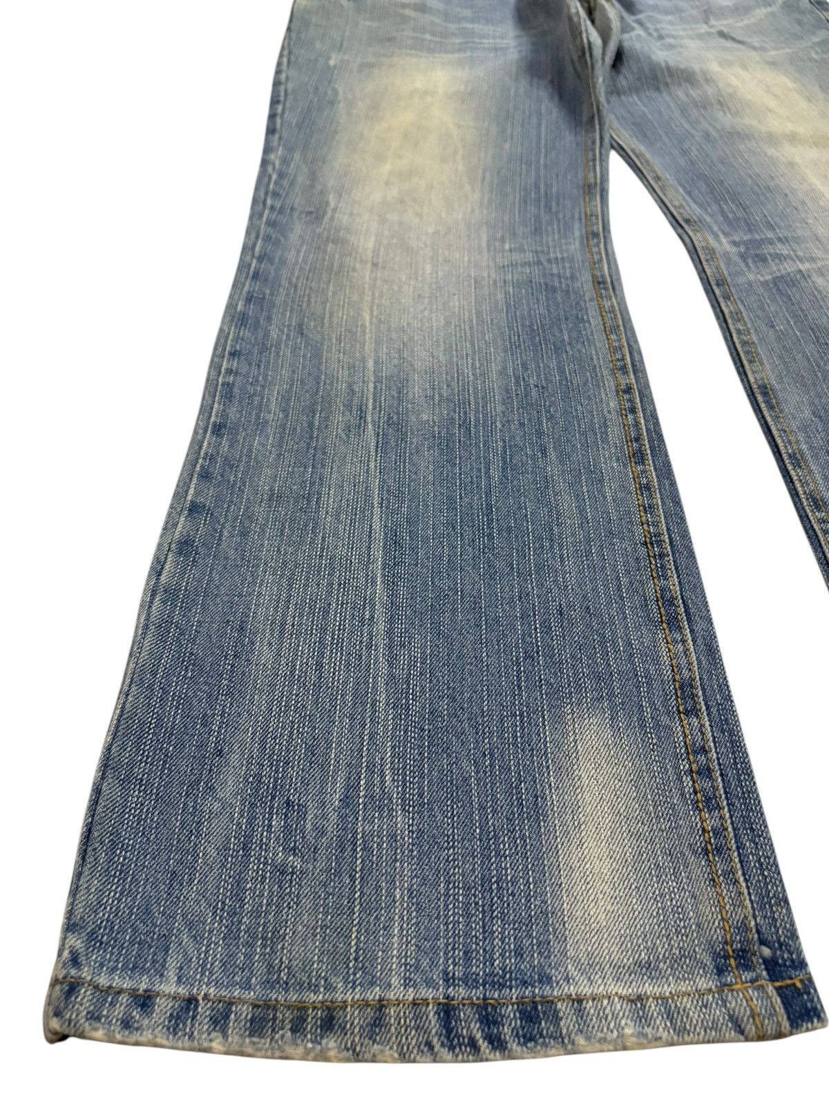 Japanese Brand Vintage Japanese Brand Rusty Acid Wash Baggy Jeans Size US 37 - 6 Thumbnail