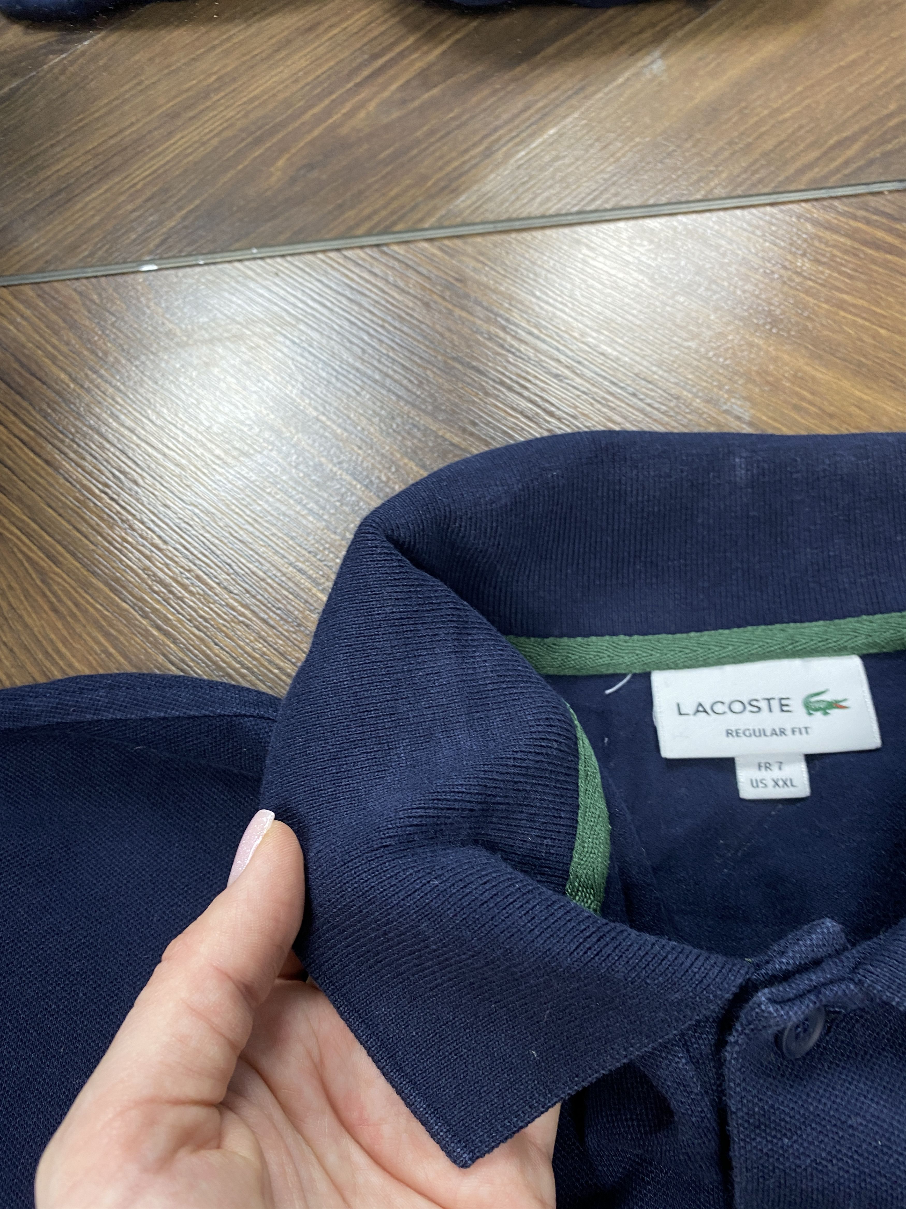 Lacoste × Vintage Lacoste vintage logo polo shirt y2k Size US XXL / EU 58 / 5 - 5 Thumbnail