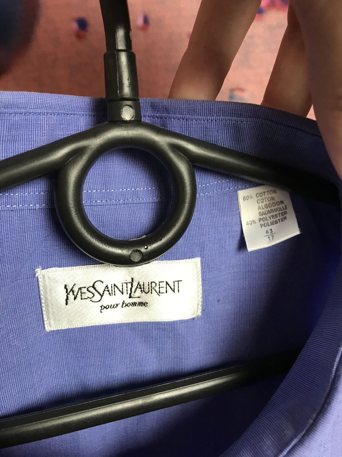 Vintage × Yves Saint Laurent Yves Saint Laurent YSL luxury vintage shirt Size US XL / EU 56 / 4 - 3 Thumbnail