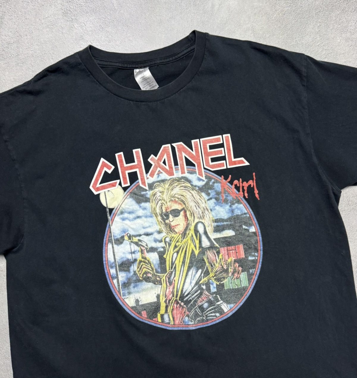 Other Chanel Karl Lagerfeld Iron Maiden World Tour T-Shirt Size US XXL / EU 58 / 5 - 3 Thumbnail